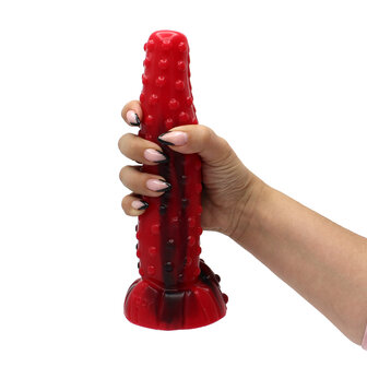 Kiotos Monstar Dildo Beast Tentacle - 14 - 22.5 x 5.3 cm - rood