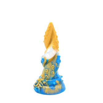 Kiotos Monstar - Dildo Beast 18 - Goud/Blauw/Wit