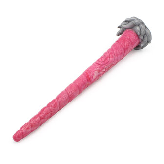 Kiotos Monstar - Dildo Beast 21 - Roze/Grijs/Wit