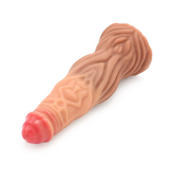 Kiotos Monstar XXL Dildo Beast 29 HULK - 27.5 x 8.5 cm - lichte huidskleur