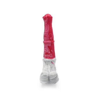 Kiotos Monstar - Dildo Beast 22 - Roze/Grijs/Wit