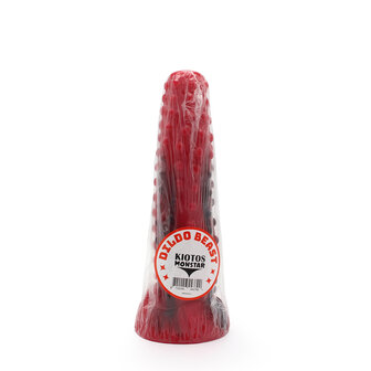 Kiotos Monstar Dildo Beast Tentacle - 14 - 22.5 x 5.3 cm - rood