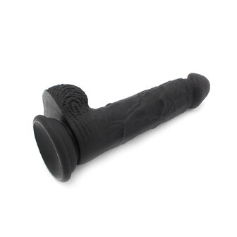 Kiotos Cox - Siliconen Dildo 21.5 x 3.7 cm - Zwart