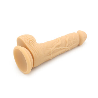 Kiotos Cox - Siliconen Dildo 21.5 x 3.7 cm - Lichte Huidskleur