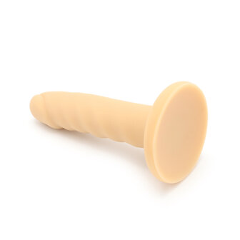 Kiotos Cox - Siliconen Dildo 18 x 3 cm - Lichte Huidskleur