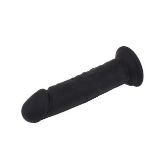 Kiotos Cox Siliconen Dildo met zuignap 21 x 4,5 cm - zwart