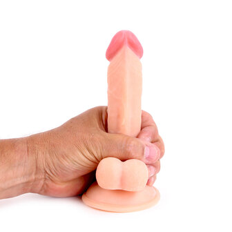 Kiotos Cox - Dildo 18 x 4 cm - Lichte Huidskleur