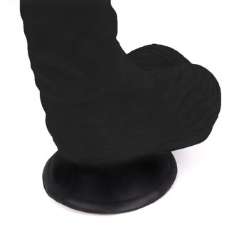 Kiotos Cox - Black Dildo Met Zuignap die echt aanvoelt 22 x 5 cm - Zwart