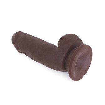 Kiotos Cox - Dildo 18 x 4.8 cm - Bruin