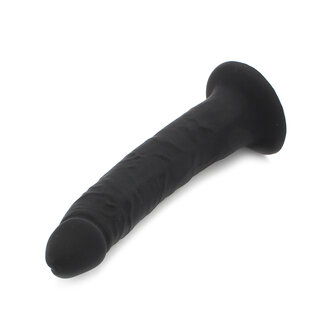 Kiotos Cox - Siliconen Dildo 20,5 x 3.1 cm - Zwart