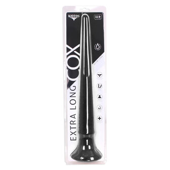 Kiotos Cox XXL dildo van 50 cm lang met diameter van 23 mm &gt; 56 mm - zwart