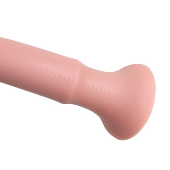 Kiotos Cox - XXL dildo Van 50 cm lang Met Diameter Van 23 mm &gt; 56 mm - Lichte Huidskleur