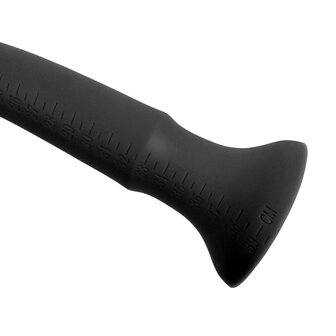 Kiotos Cox - XXL dildo Van 40 cm lang Met Diameter Van 18 mm &gt; 45 mm - Zwart