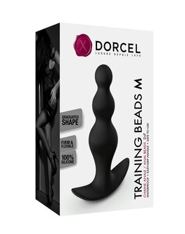 Dorcel - Training Beads - Geribbelde Buttplug - Maat M