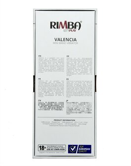 Rimba - Valencia - Mini Wand Vibrator - Paars