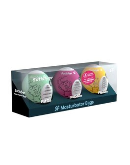 Satisfyer - Mini Masturbator 3 stuks - RIFFLE, BUBBLE, FIERCE