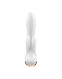 Satisfyer - Double Flex Rabbit Tarzan Vibrator met APP control - wit