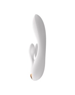 Satisfyer - Double Flex Rabbit - Tarzan Vibrator - Met App Control - Wit