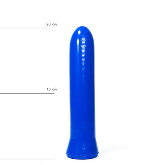 All Blue Gladde Rechte Dildo 22 x 5 cm - blauw