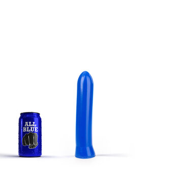 All Blue Gladde Rechte Dildo 22 x 5 cm - blauw