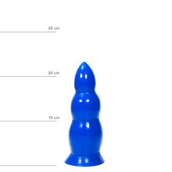 All Blue Anaal Dildo 23 x 8 cm - blauw