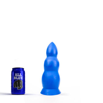 All Blue Anaal Dildo 23 x 8 cm - blauw