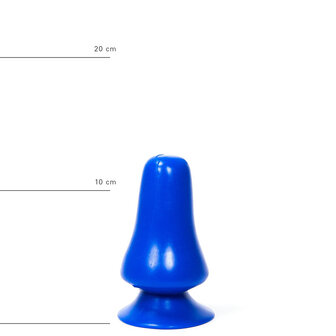 All Blue - Buttplug - 12 x 7 cm - Blauw