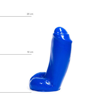 All Blue - Dildo - 18 x 5.5 cm - Blauw