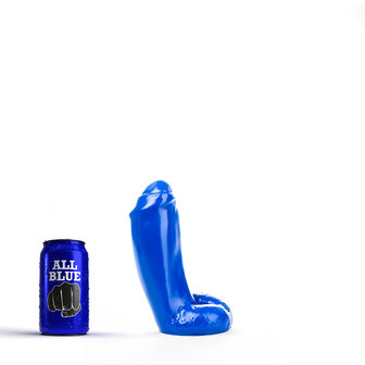 All Blue - Dildo - 18 x 5.5 cm - Blauw