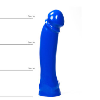 All Blue - Dildo 33 x 7 cm - Blauw