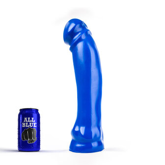 All Blue Dildo 33 x 7 cm - blauw