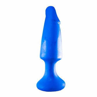 All Blue Buttplug 35 x 6,5 cm - blauw