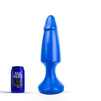 All Blue - Buttplug - 35 x 6,5 cm - Blauw