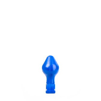 All Blue Buttplug 16 x 8 cm - blauw