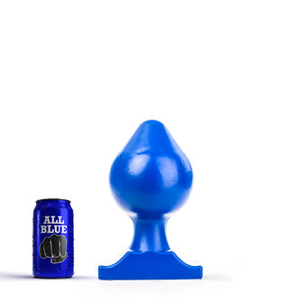 All Blue Buttplug 22,5 x 12 cm - blauw