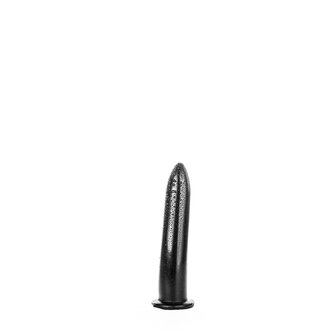 All Black - Zwarte anaal dildo Van 19 cm lang En Diameter 3.5 cm