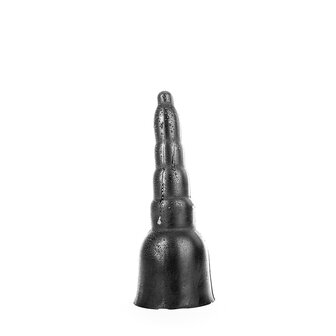 All Black - Grote Piramide Dildo - 31 x 11.5 cm - Zwart