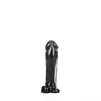 All Black - Zwarte realistische dildo - 22 cm