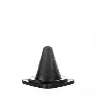 All Black Prisma Buttplug 19 x 5 cm - zwart