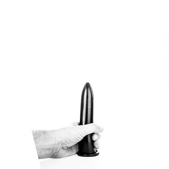 All Black - Zwarte anaal dildo Van 19 cm lang En Diameter 3.5 cm