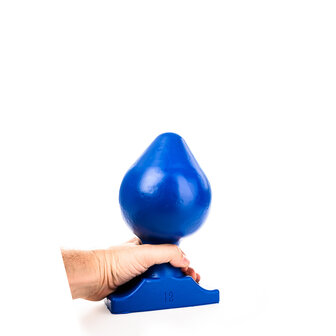 All Blue Buttplug 22,5 x 12 cm - blauw