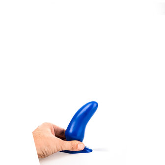 All Blue Buttplug 13 x 5 cm - blauw