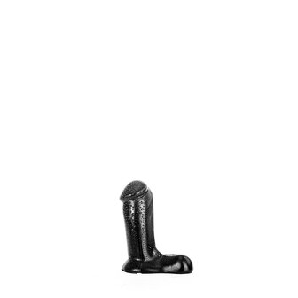 All Black - Realistische Dildo 14 x 5 cm - Zwart