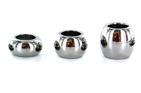 Kiotos - Ovalen Ball Stretcher RVS 70 mm Breed - 785 gram