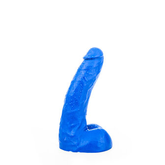 All Blue Klassieke Dildo 25,5 x 4,1 cm - blauw