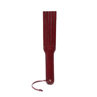 Liebe Seele - Wine Red - Leren Paddle - Dubbele Strafriem - Exclusief En Luxe ontwerp - Import uit Japan - Wijnrood