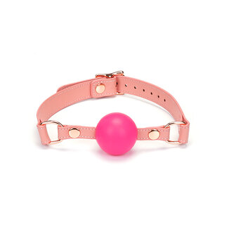 Liebe Seele - Pink Dream - Leren Ball Gag