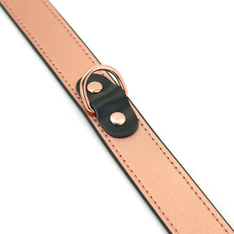 Rose Gold Memory Exclusieve smalle collar met tepelklemmen - ros&eacute; goud