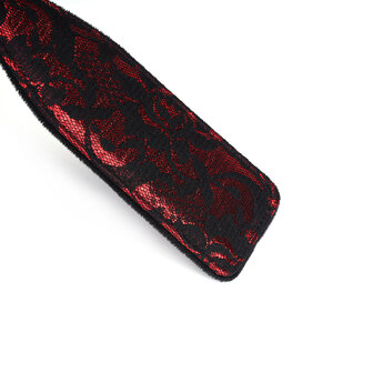 Victorian Garden Paddle Exclusieve Spanking Plak - rood/zwart