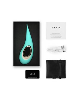 LELO Pinpoint Clitoris Vibrator DOT - aqua